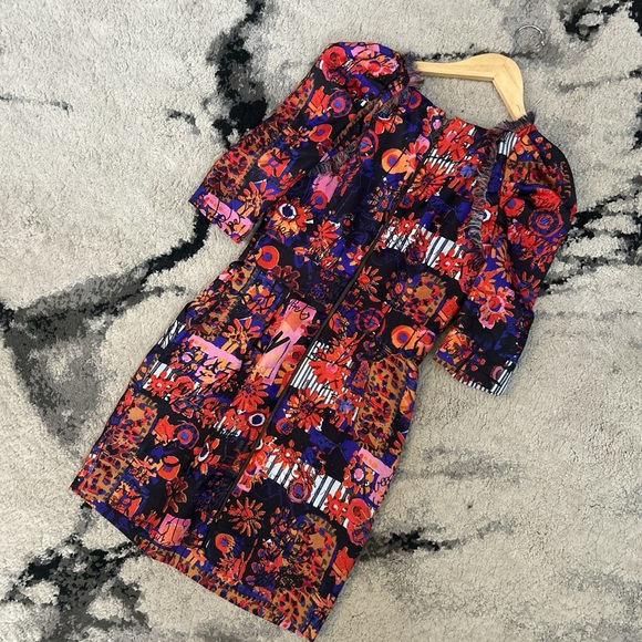 Desuigal Christian lacroix mini dress small or US 4 - Picture 3 of 4